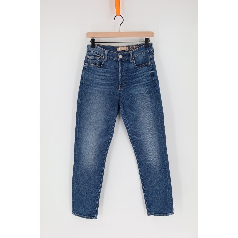 7 For All Mankind Luxe Vintage High Waist Josefina Skinny Jeans Women Size 27
